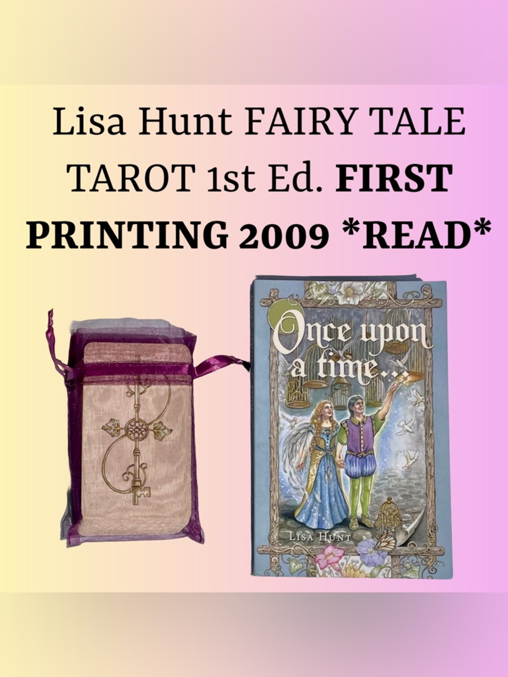 The Fairytale Tarot, Lisa Hunt, Llewellyn, First Edition 1st Printing 2009, READ